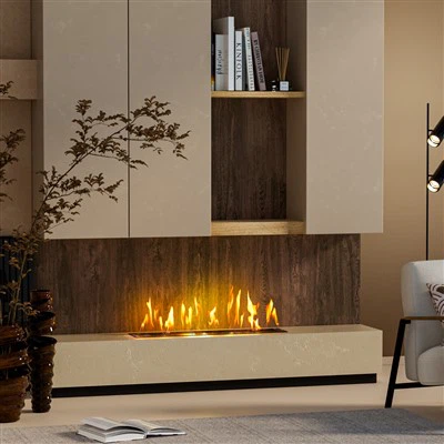 Этаноловый камин в помещении