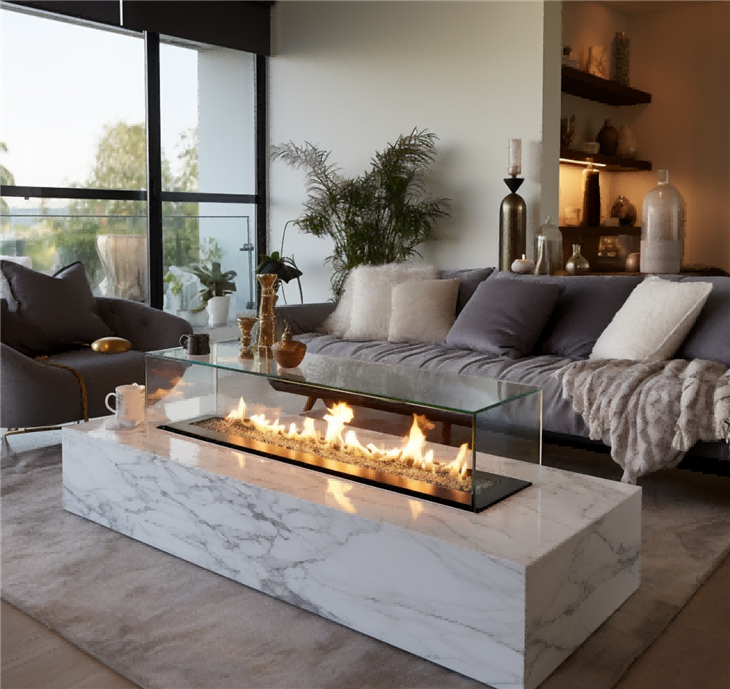 Wall Insert Bio Ethanol Fire Factory